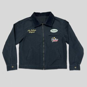 Stranger Things - Men's Stranger Things Bradley's Workwear Jacket -  Black